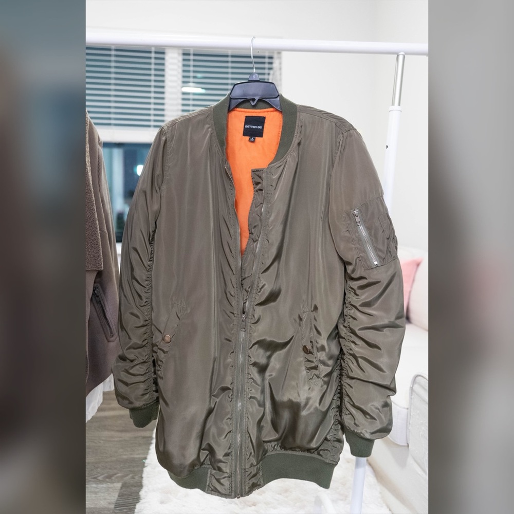 Oversized Bomber Jacket